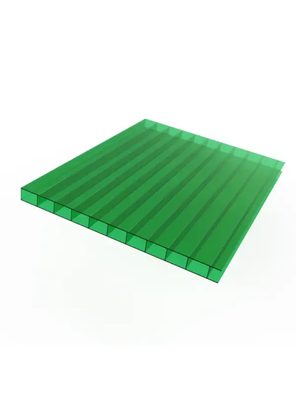 Zellstrukturierter Polycarbonat UNAPLAST (grün)